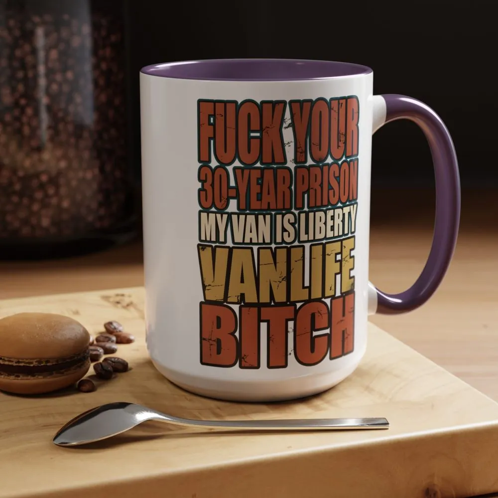 13114229548799408157_2048.jpeg Accent Coffee Mug (11, 15oz) — "Fuck Your 30 Year" Design F**K-Line
