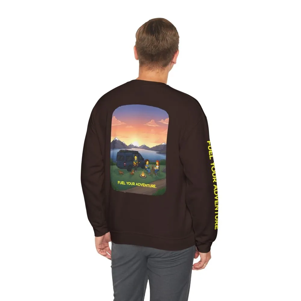 13146111900809290474_2048.jpeg Unisex Heavy Blend™ Crewneck Sweatshirt — "Fuel Your Adventure" Design Sitcom-Line