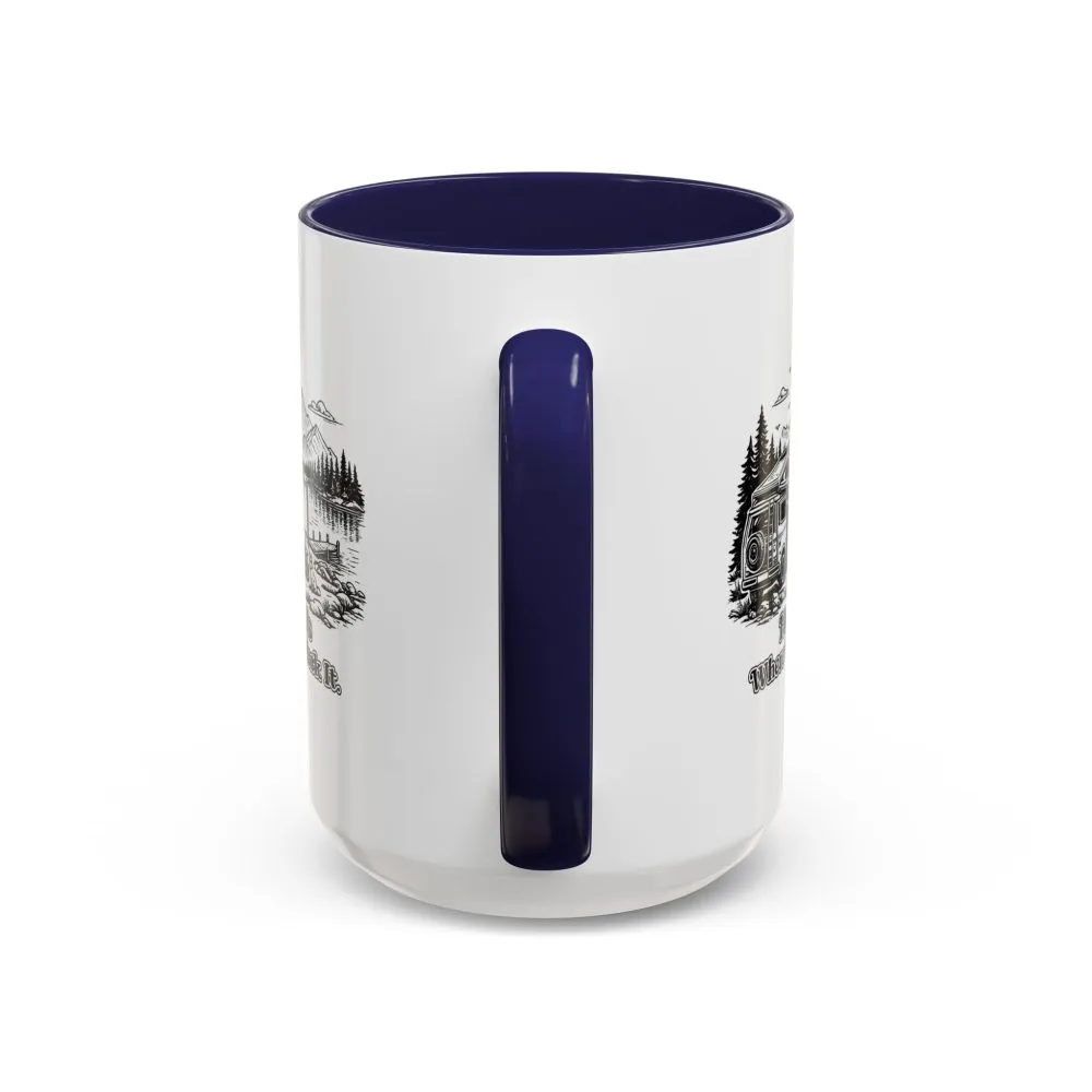 13147931615689108782_2048.jpeg Accent Coffee Mug (11, 15oz) — "Home Is Where You Park It" Design Minimal-Line