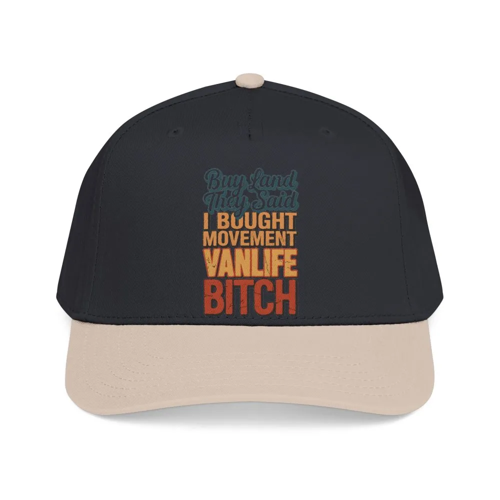 Baseball Cap - "Buy Land They Said" Design F**K-Line