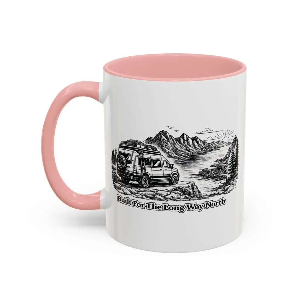 13159849185069584328_2048.jpeg Accent Coffee Mug (11, 15oz) — "Built For The Long Way North" Design Minimal-Line