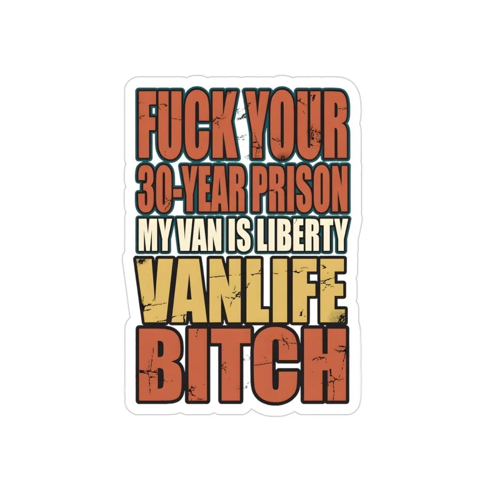 13207453424045708803_2048.jpeg Transparent Outdoor Stickers – "Fuck Your 30 Year" Design F**K-Line