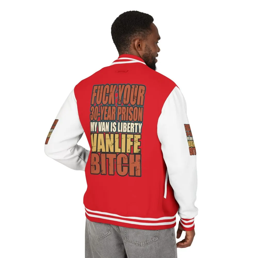13244187656331732169_2048.jpeg Unisex Heavyweight Letterman Jacket — "Fuck Your 30 Year" Design F**K-Line