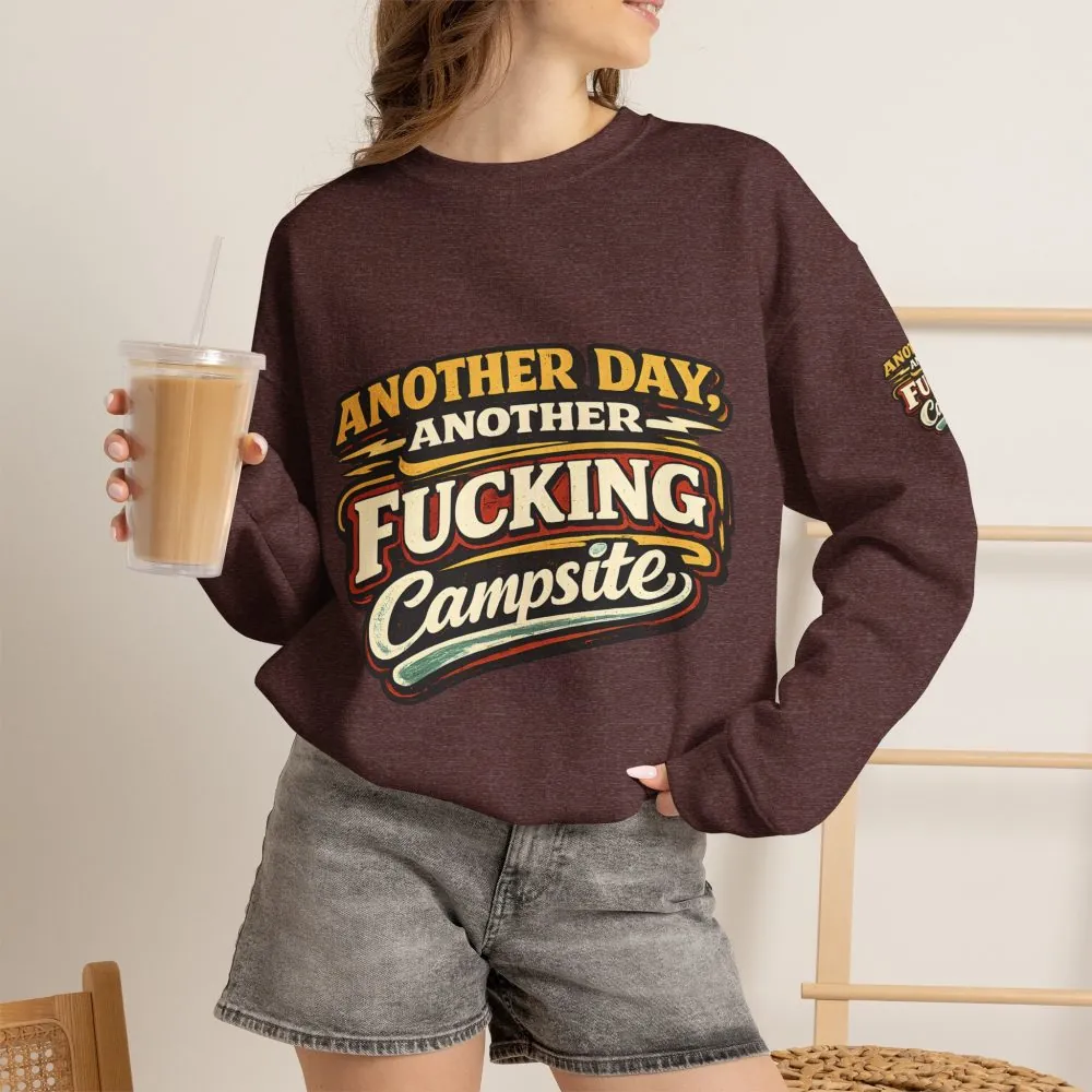 Unisex Heavy Blend™ Crewneck Sweatshirt — "Another Day" Design F**K-Line