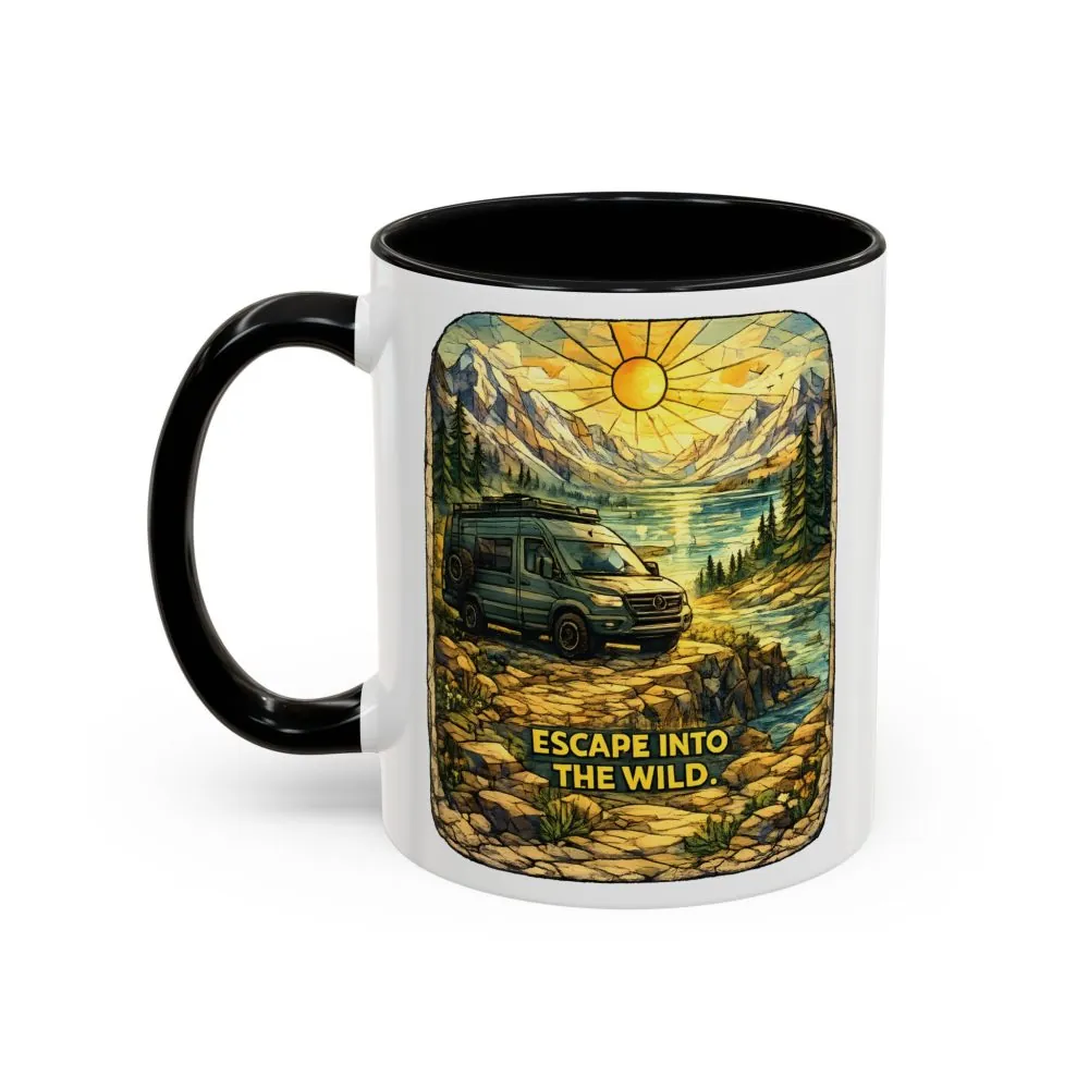 13257476023098849723_2048.jpeg Accent Coffee Mug (11, 15oz) — "Escape Into The Wild" Design Cubic-Line