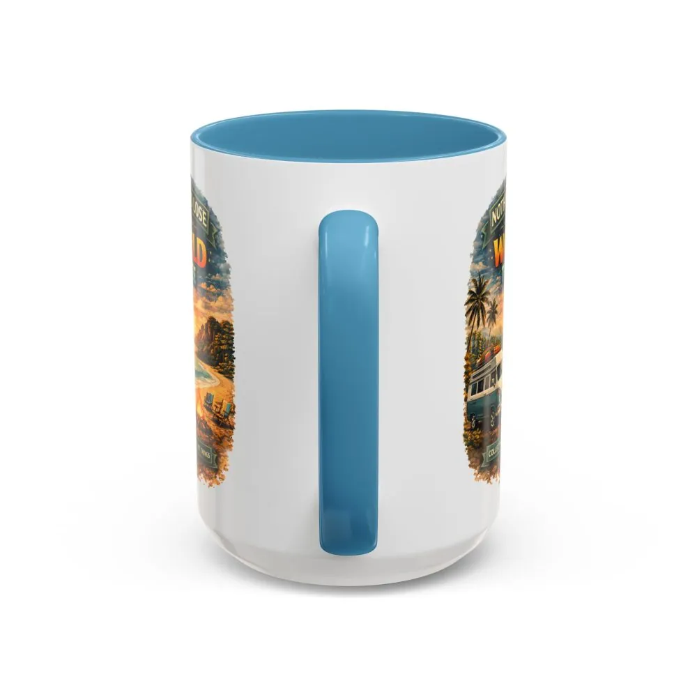 Accent Coffee Mug (11, 15oz) — "Nothing To Lose" Design Scenic-Line