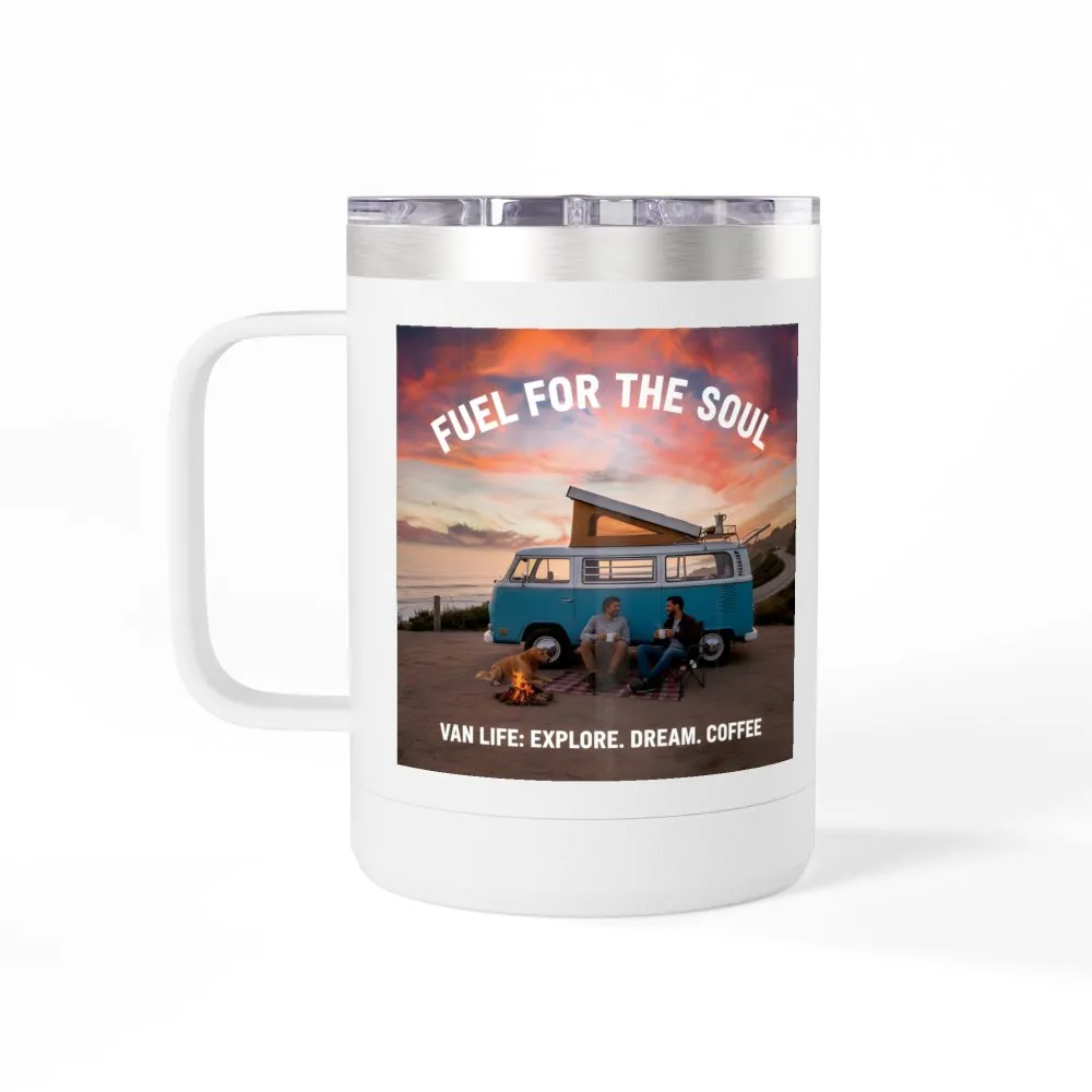 13348328437335597786_2048.jpeg Coffee Mug Tumbler, 15oz — "Fuel for the Soul"