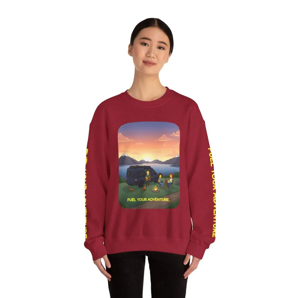 1339732577126852427_2048.jpeg Unisex Heavy Blend™ Crewneck Sweatshirt — "Fuel Your Adventure" Design Sitcom-Line