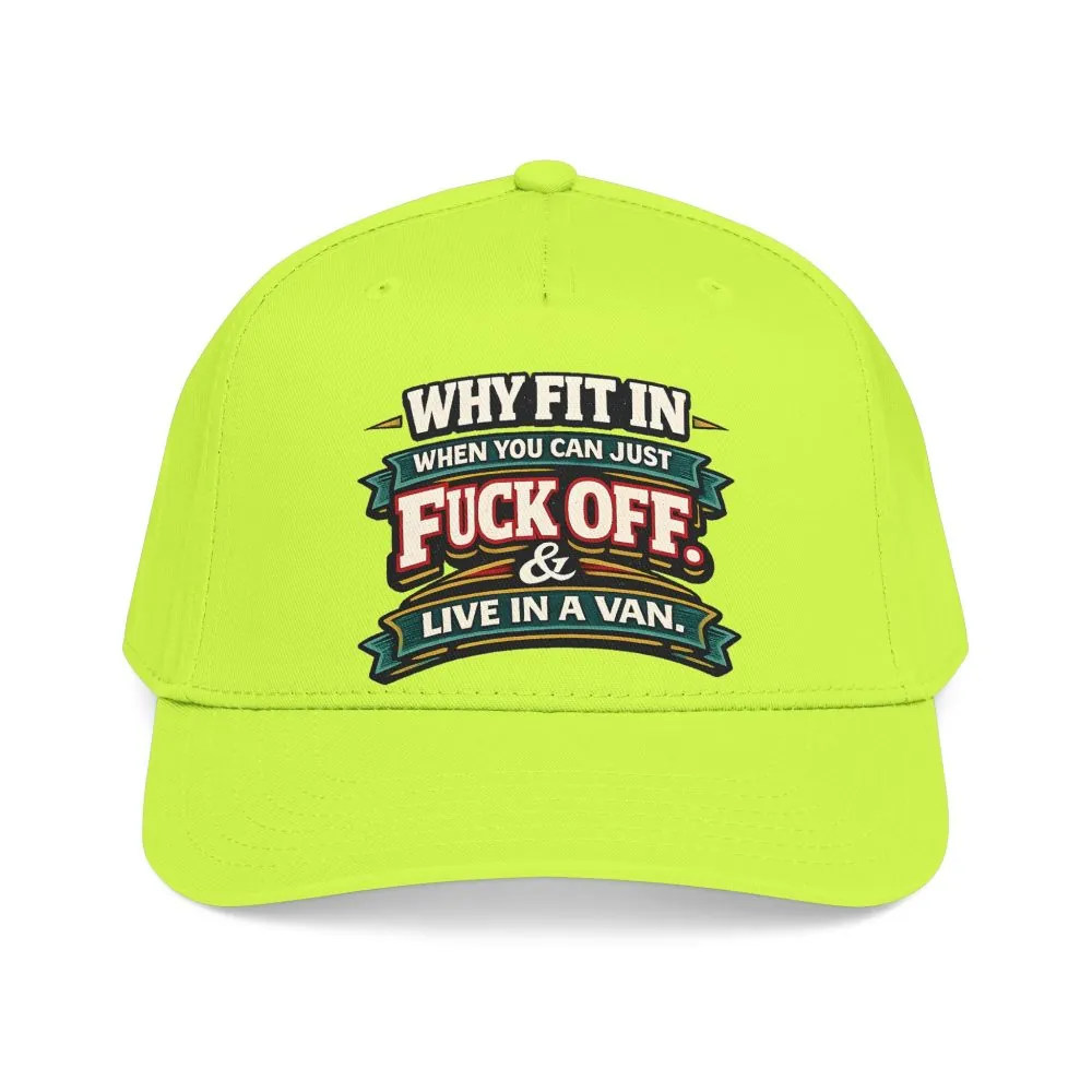 Baseball Cap - "Why Fit In" Design F**K-Line