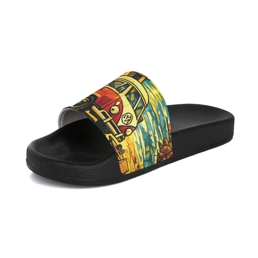 1341529870038653147_2048.jpeg Women's Slide Sandals - Retro VW Camper Slides (Cubic-Line)