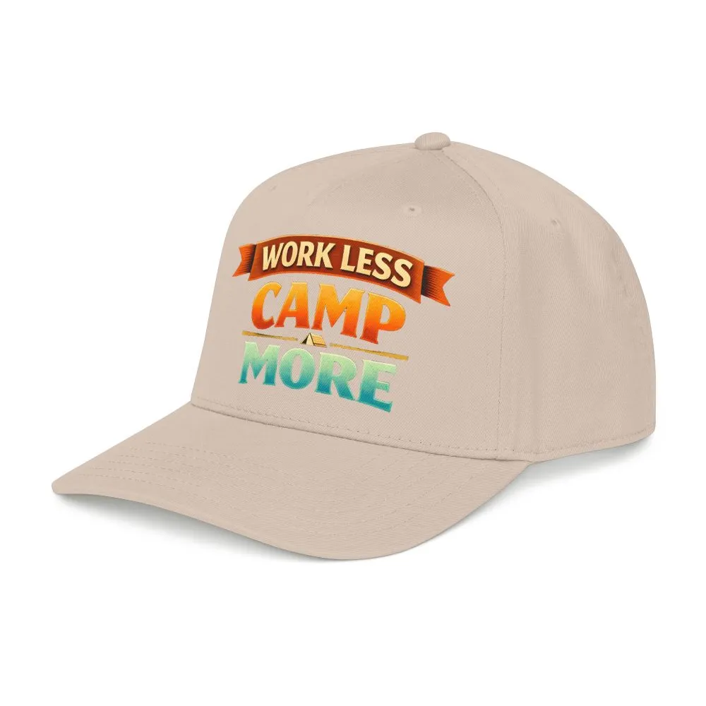 13415377322031806364_2048.jpeg Baseball Cap - "Work Less-Camp More" Design Scenic-Line