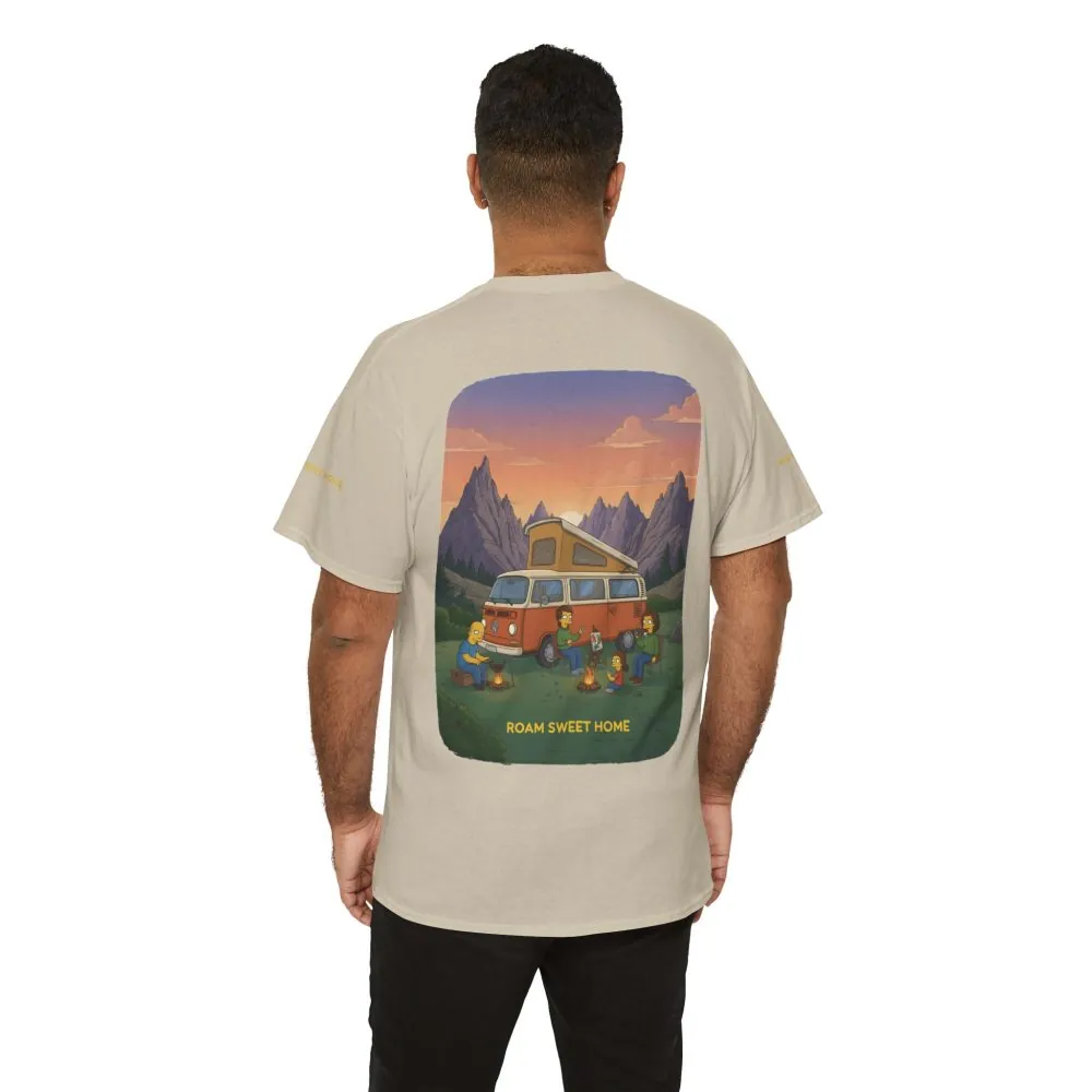 13424577734312338429_2048.jpeg Unisex Heavy Cotton Tee — "Roam Sweet Home" Design Sitcom-Line
