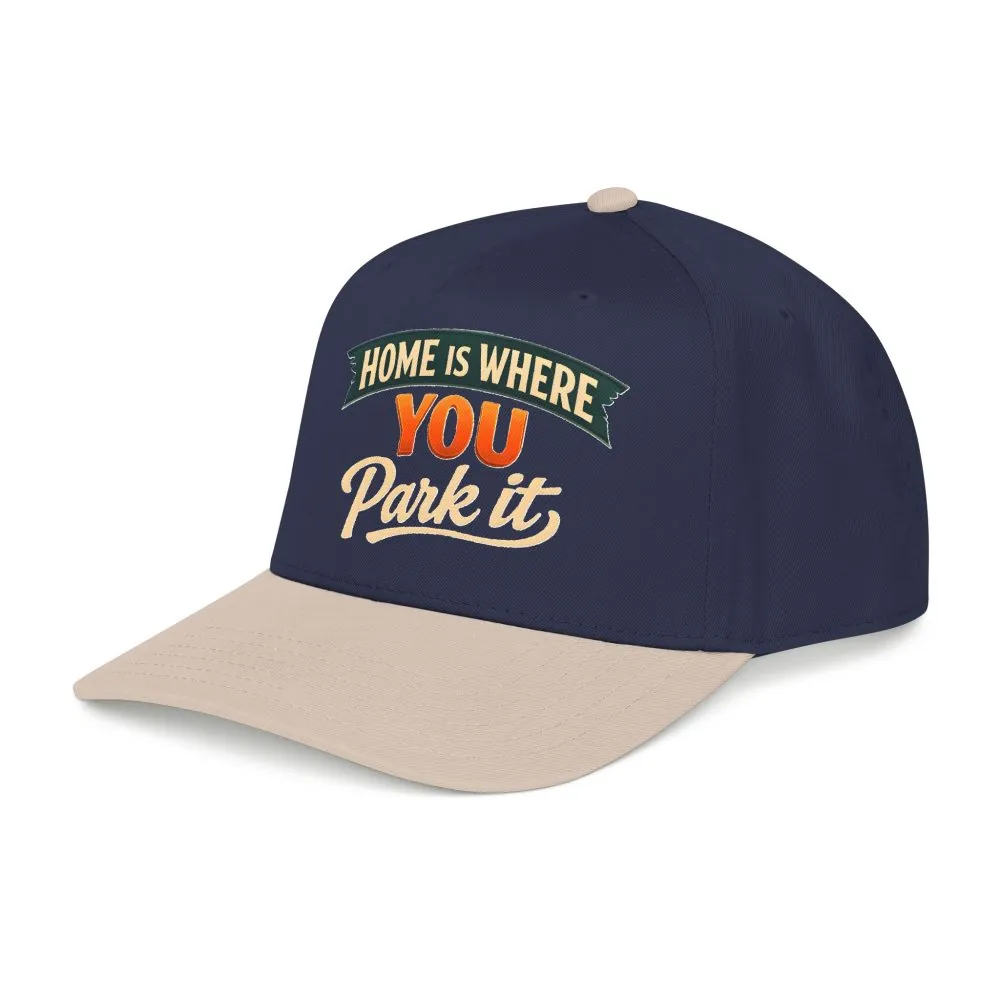 13432144279269625383_2048.jpeg Baseball Cap - "Home Is where You Park It" Design Scenic-Line