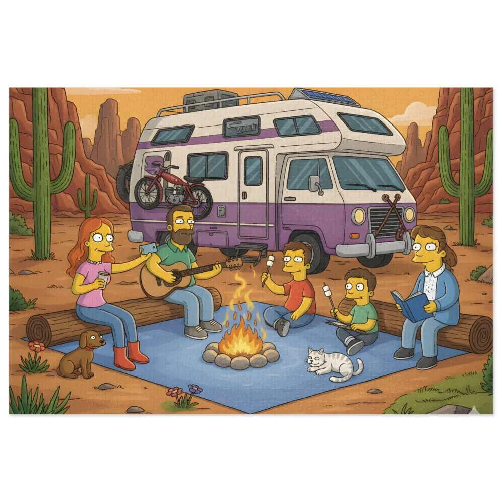 13434064861479954356_2048.jpeg Jigsaw Puzzle with Tin – RV Campfire Design