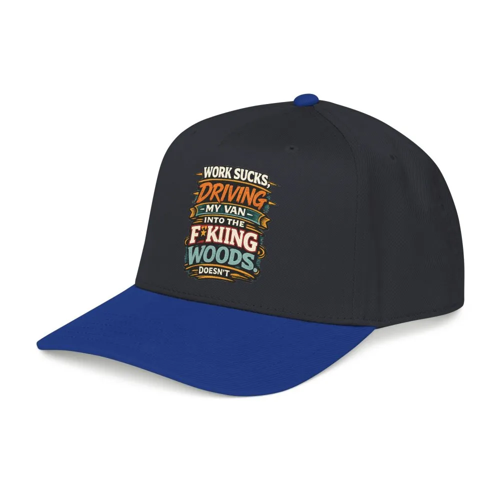Baseball Cap - "Work Sucks" Design F**K-Line