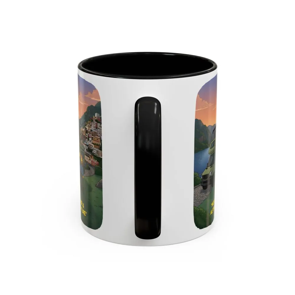 13459383671878261282_2048.jpeg Accent Coffee Mug (11, 15oz) — "Mountain Air And Alpine Adventure"" Design Sitcom-Line