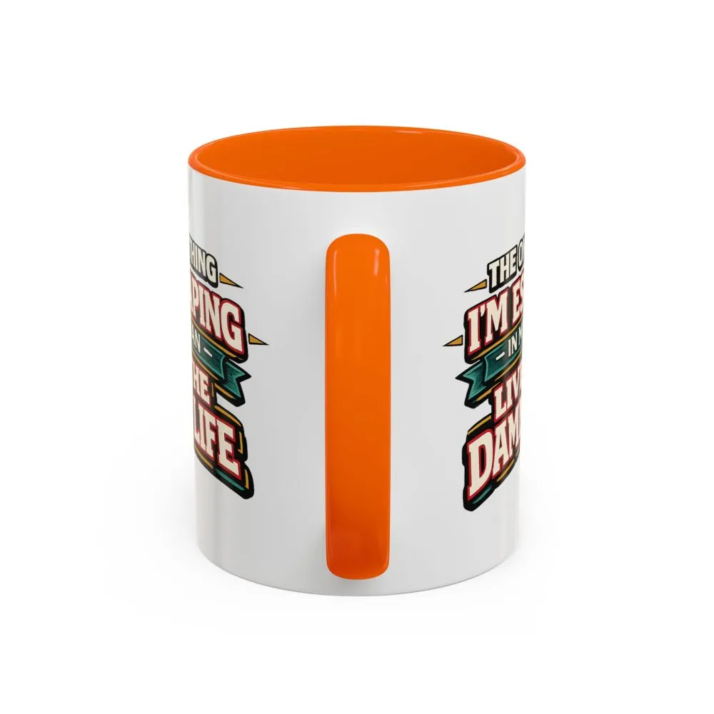 13465964755978348387_2048.jpeg Accent Coffee Mug (11, 15oz) — "The Only Thing I´m Escaping" Design F**K-Line