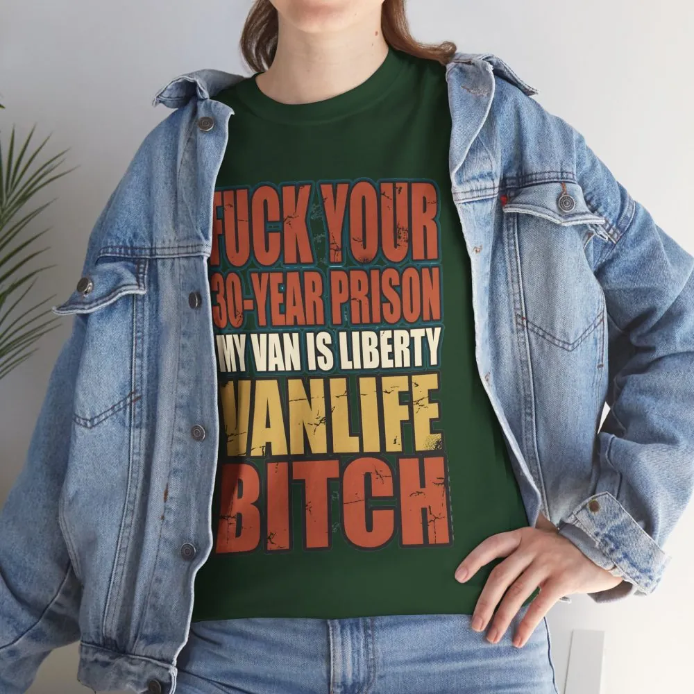 Unisex Heavy Cotton Tee — "Fuck Your 30 Year" Design F**K-Line