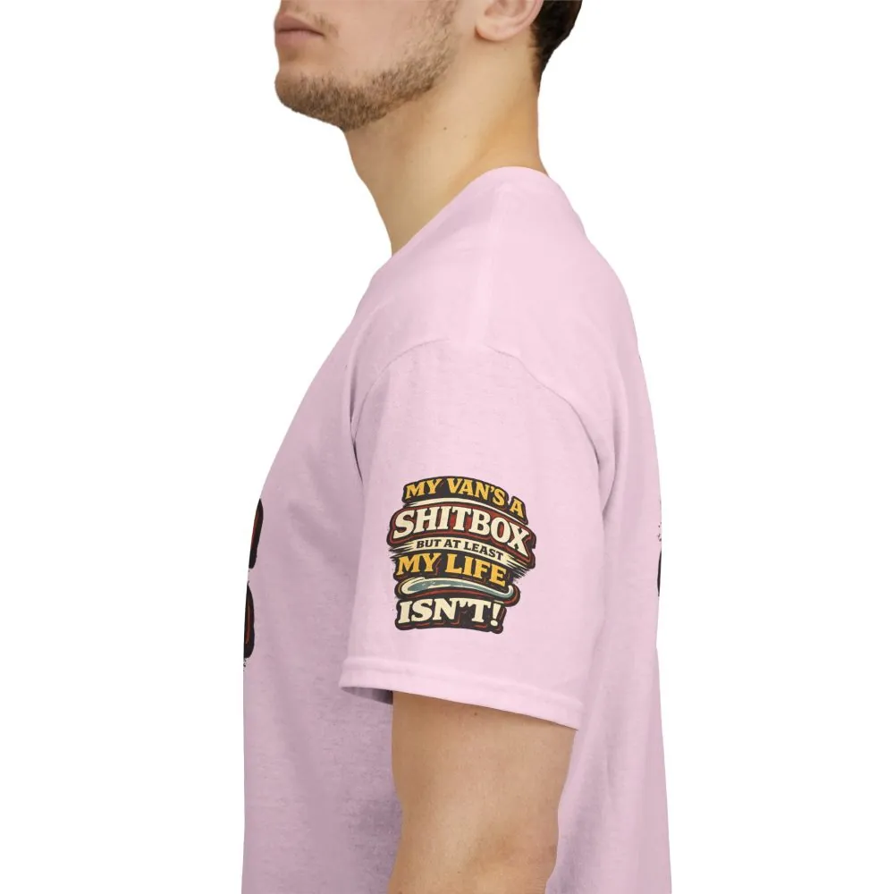 13473609074330168810_2048.jpeg Unisex Heavy Cotton Tee — "My Van`s A Shitbox" Design F**K-Line