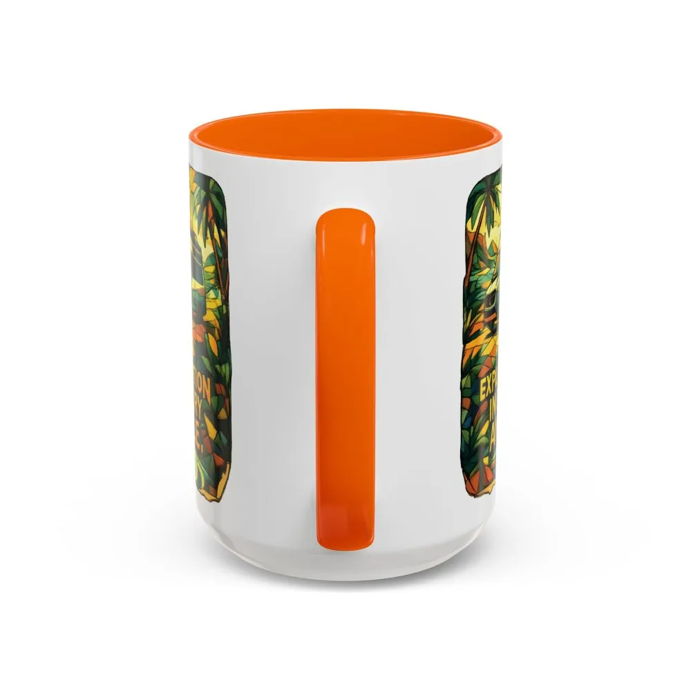 1347670878152452743_2048.jpeg Accent Coffee Mug (11, 15oz) — "Exploration In Every Angle" Design Cubic-Line