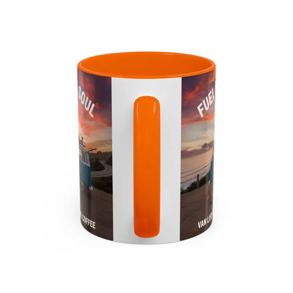 Accent Coffee Mug (11, 15oz) — "Fuel for the Soul"