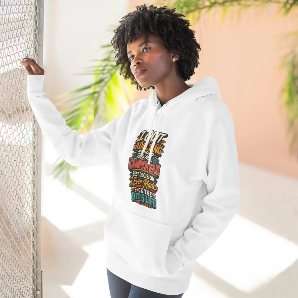 13514406193443857335_2048.jpeg Three-Panel Fleece Hoodie - "I Quit Adulting" Design F**K-Line