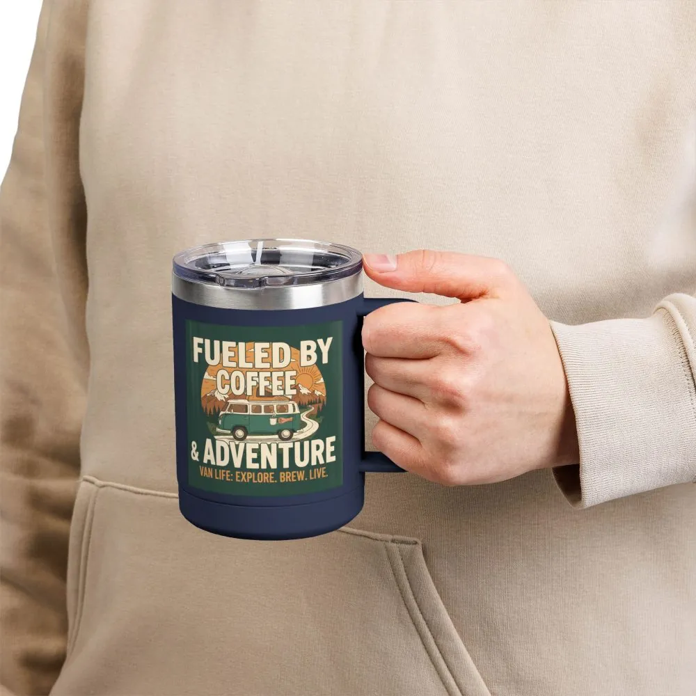13522808616455064687_2048.jpeg Coffee Mug Tumbler, 15oz — "Fueled by Coffee & Adventure"