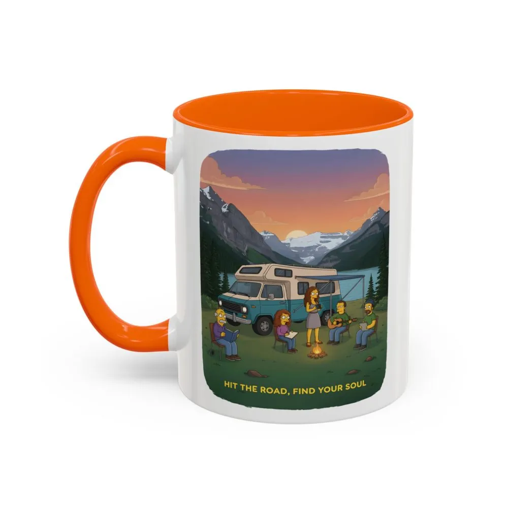 13531588003153724320_2048.jpeg Accent Coffee Mug (11, 15oz) — "Hit The Road-Find Your Soul" Design Sitcom-Line