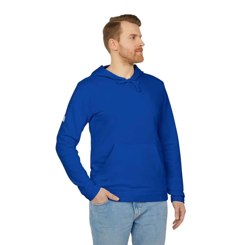 Hoodie(Adidas) — 'Adventure Awaits-Go Where You Feel Most Alive' Outdoor Travel Pullover (Only Back Printed)