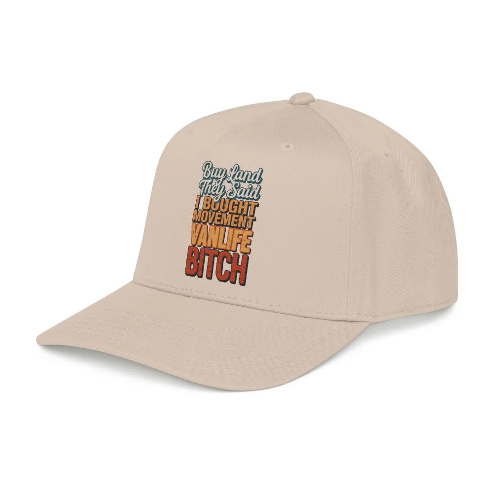 Baseball Cap - "Buy Land They Said" Design F**K-Line