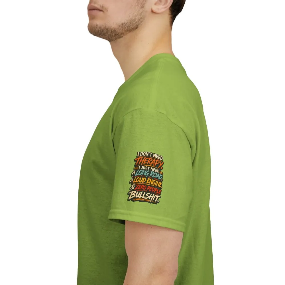 13571056963931200624_2048.jpeg Unisex Heavy Cotton Tee — "I Dont Need Therapy" Design F**K-Line