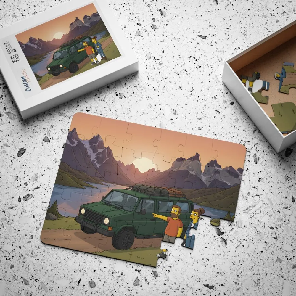 13571782481544197581_2048.jpeg Kids' 30‑Piece Camping Puzzle — Outdoor Sunset Adventure Scene