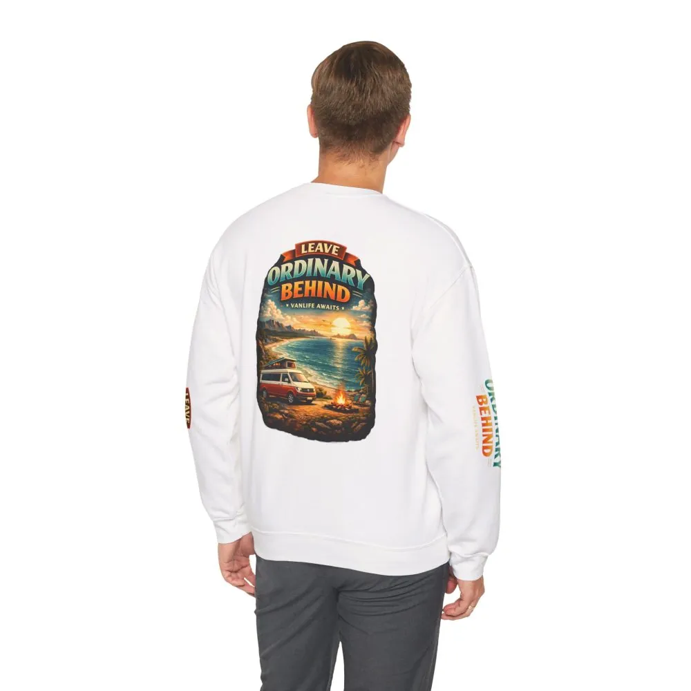 13641081273201072812_2048.jpeg Unisex Heavy Blend™ Crewneck Sweatshirt — "Leave Ordinary Behind" Design Scenic-Line