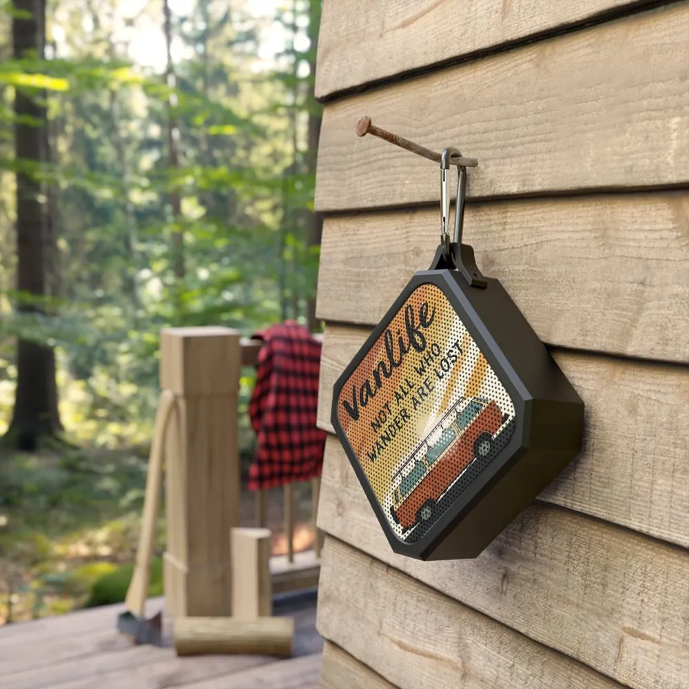 13648321048468995059_2048.jpeg Bluetooth Speaker — “Vanlife-Not All Who Wander Are Lost” Outdoor Portable Speaker
