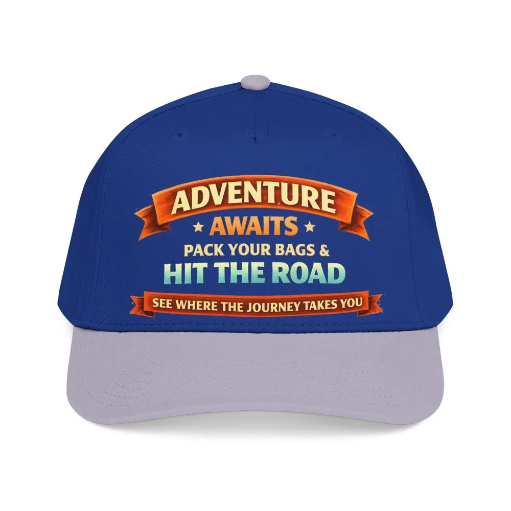 1366606499483395233_2048.jpeg Baseball Cap - "Adventure Awaits-Pack Your Bags" Design Scenic-Line