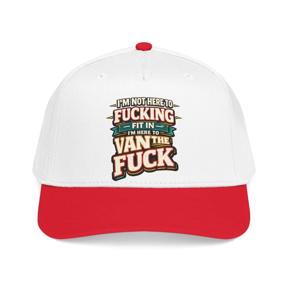 13671682691520394875_2048.jpeg Baseball Cap - "I´m Not Here To Fucking Fit In" Design F**K-Line