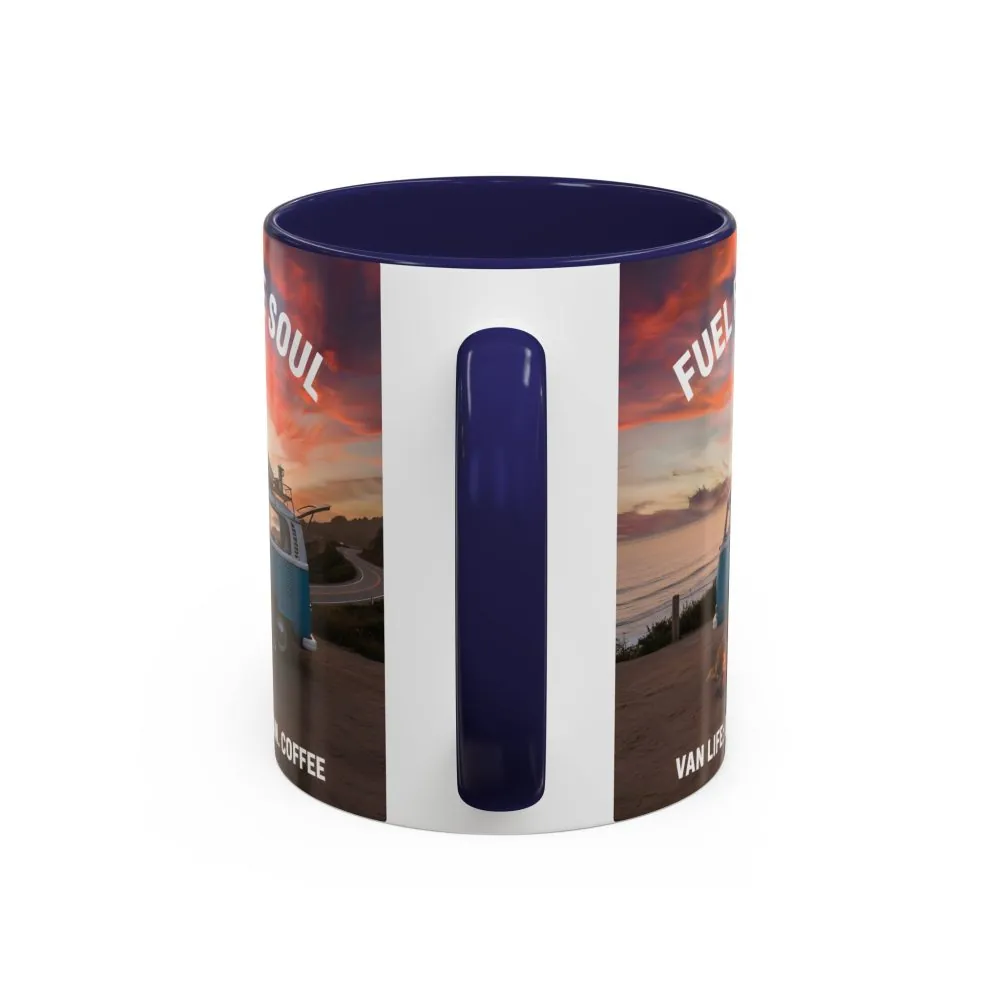 Accent Coffee Mug (11, 15oz) — "Fuel for the Soul"