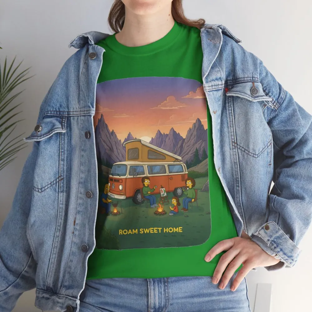 13718115690371579169_2048.jpeg Unisex Heavy Cotton Tee — "Roam Sweet Home" Design Sitcom-Line