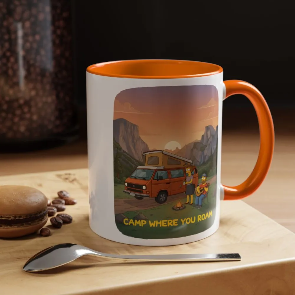 13721677935044526525_2048.jpeg Accent Coffee Mug (11, 15oz) — "Camp Where You Roam" Design Sitcom-Line
