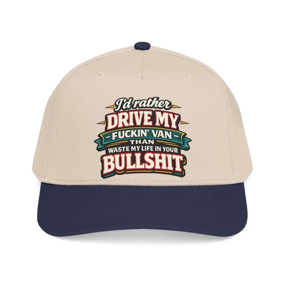 Baseball Cap - "I´d Rather Drive My Fucking Van" Design F**K-Line
