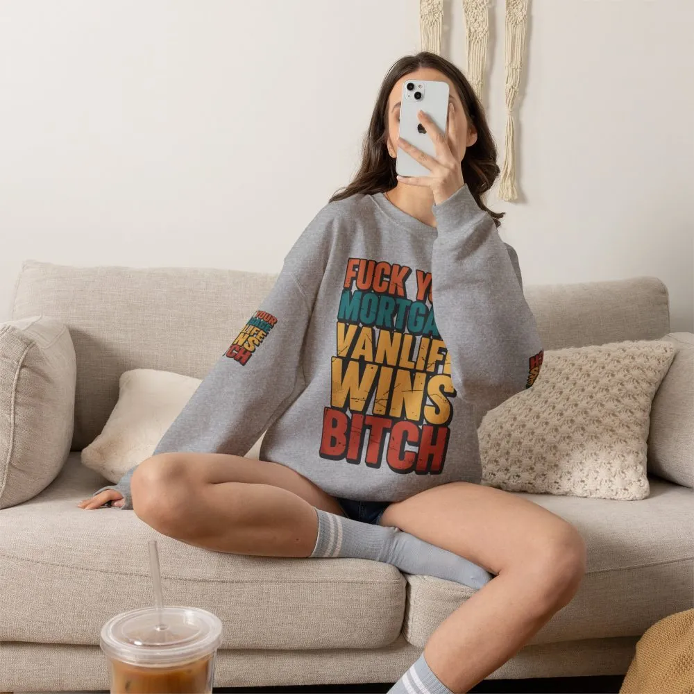 13805517477811518134_2048.jpeg Unisex Heavy Blend™ Crewneck Sweatshirt — "Fuck Your Mortgage" Design F**K-Line