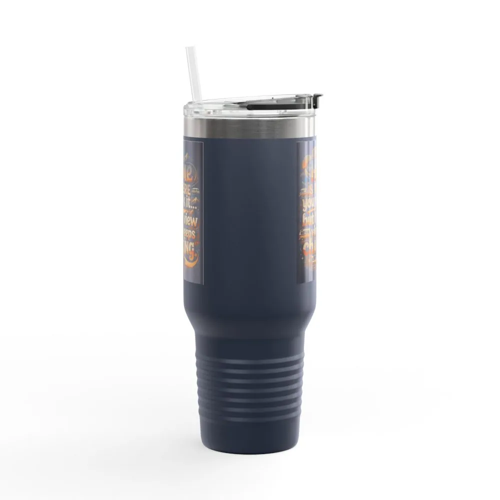 13840680174320809537_2048.jpeg Insulated Travel Mug — "Home Is Where You Park It -But The View keep Changing" RV Camper Design