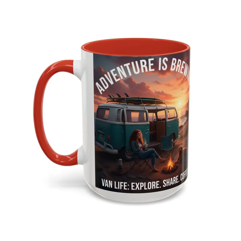 1388218284660115407_2048.jpeg Accent Coffee Mug (11, 15oz) — "Adventure is brewing"
