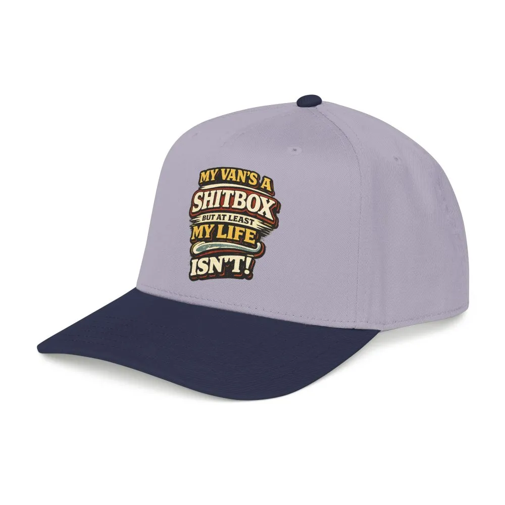 13896742777241520663_2048.jpeg Baseball Cap - "My Van`s A Shitbox" Design F**K-Line