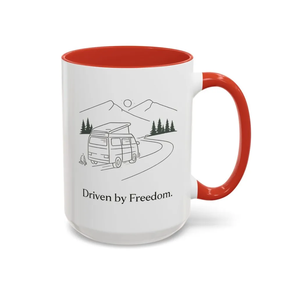13918629192255743068_2048.jpeg Accent Coffee Mug (11, 15oz) — "Driven By Freedom" Design Minimal-Line