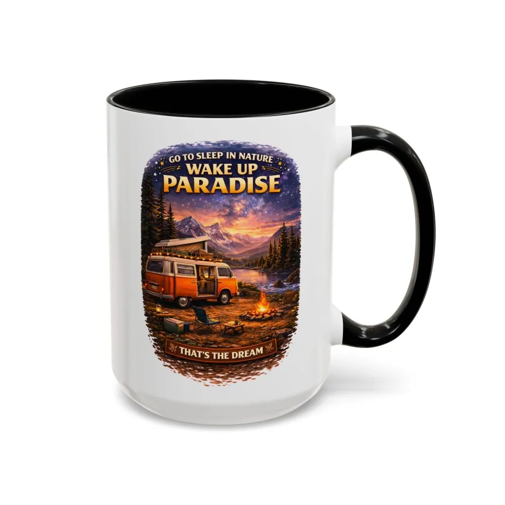 13927542511622008393_2048.jpeg Accent Coffee Mug (11, 15oz) — "Go to Sleep in Nature" Design Scenic-Line