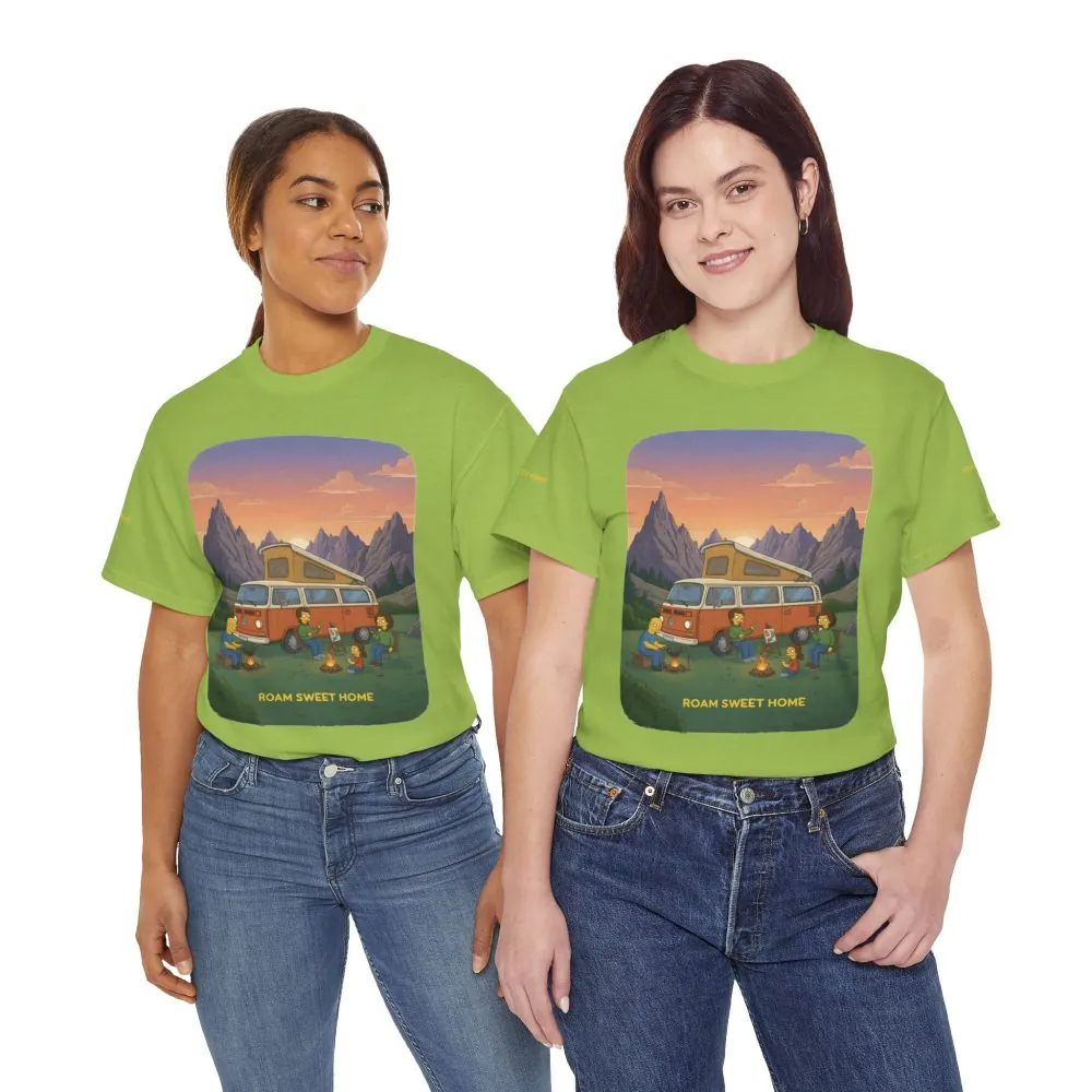 13931619337887186313_2048.jpeg Unisex Heavy Cotton Tee — "Roam Sweet Home" Design Sitcom-Line