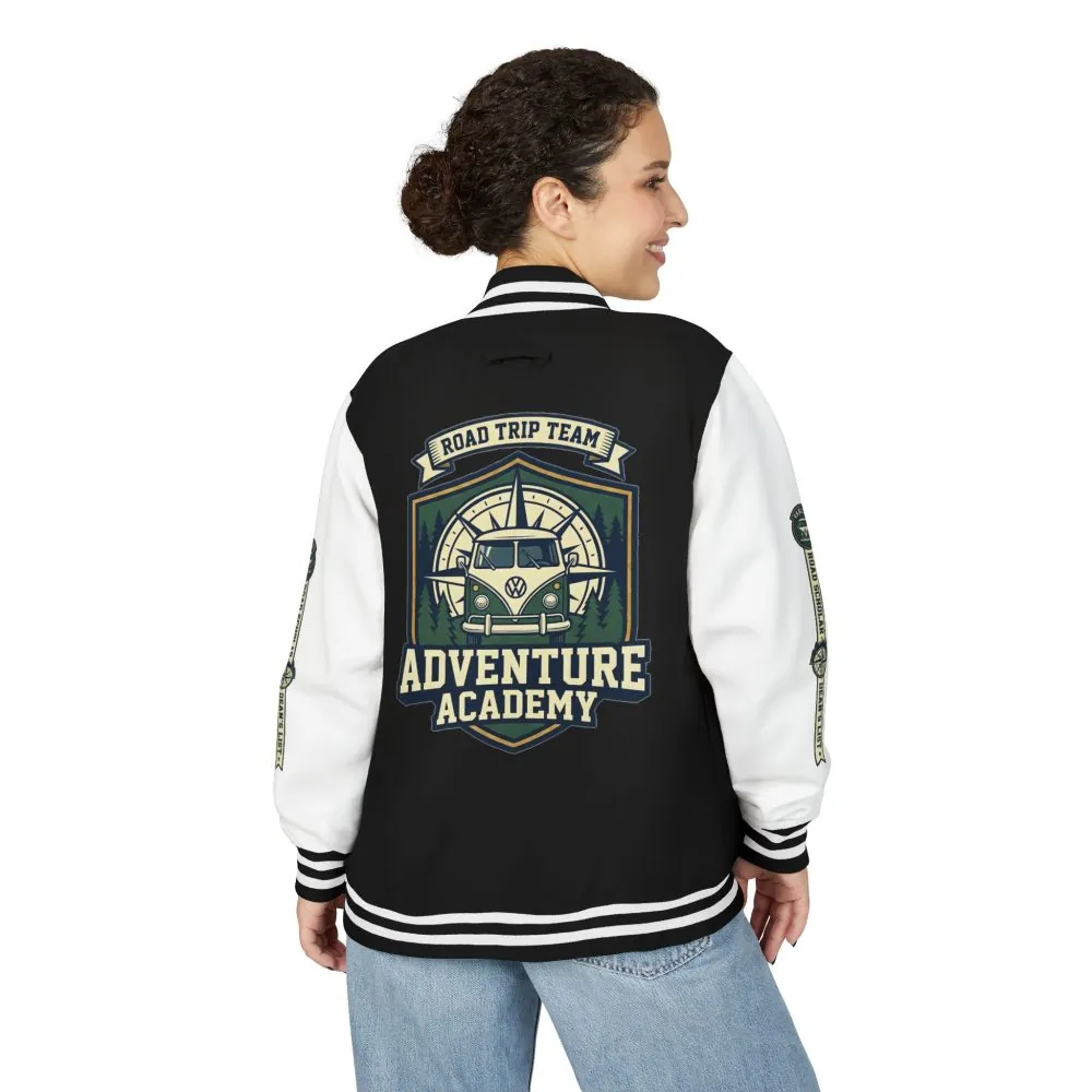 13935565196842241874_2048.jpeg Unisex Heavyweight Letterman Jacket (Awdis) —"Adventure Academy" Road Trip Team Varsity Jacket
