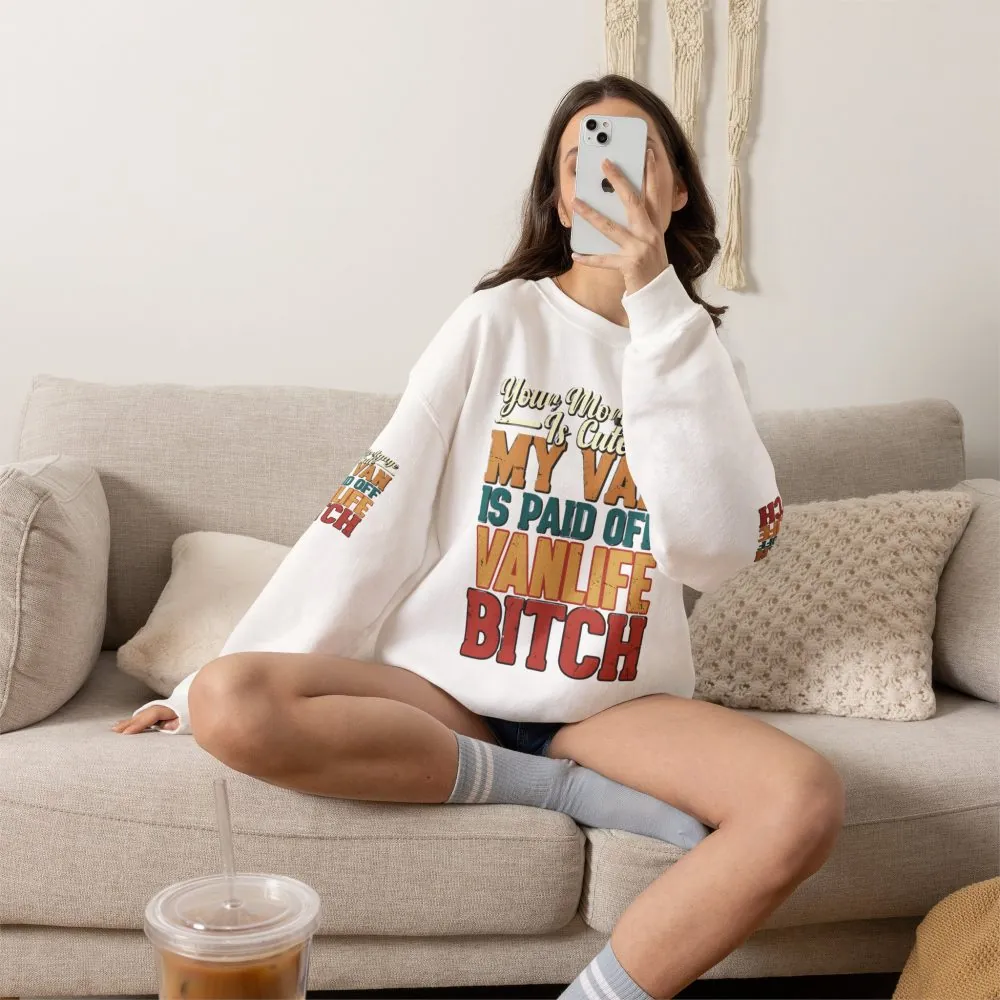 13969400792075848383_2048.jpeg Unisex Heavy Blend™ Crewneck Sweatshirt — "Your Mortgage Is Cute" Design F**K-Line