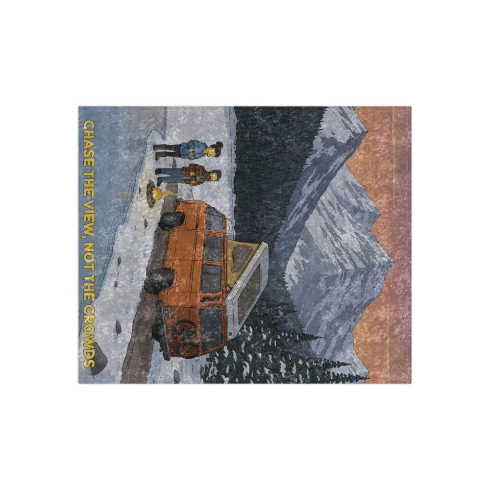14048277095084513336_2048.jpeg Crushed Velvet Blanket —"Chase The Views-Not The Crowds" Design Sitcom-Line (Campervan)